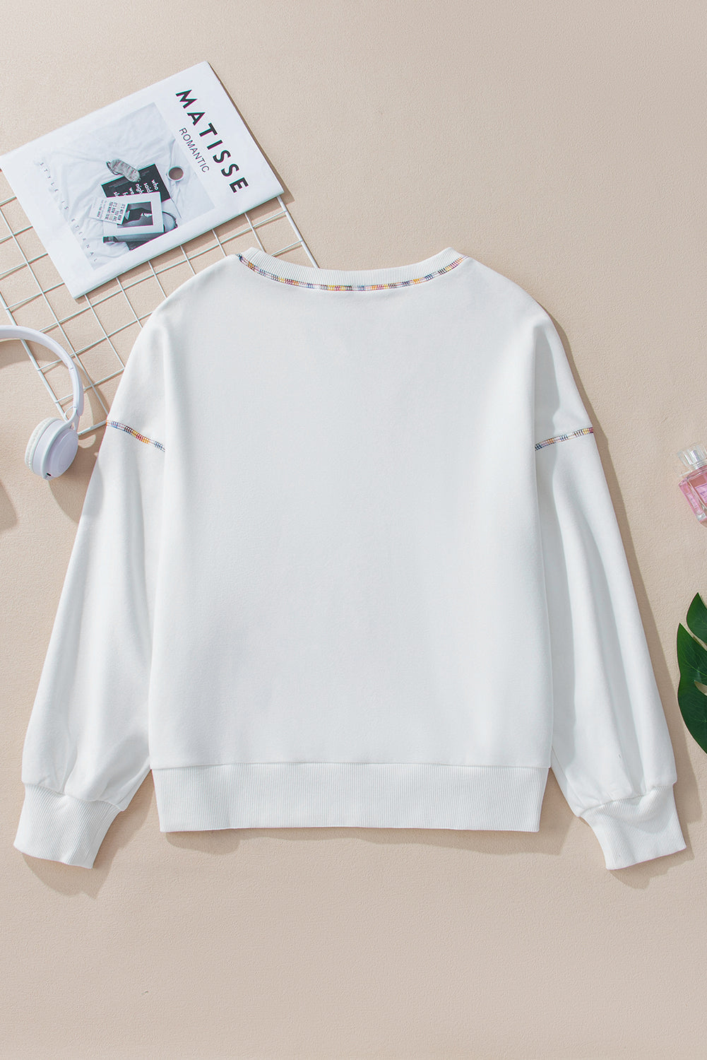 Jordyn Rainbow Pullover Sweatshirt