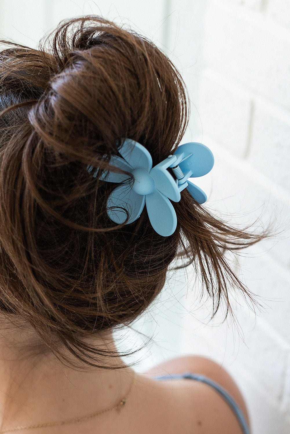 Flower Hair Claw Clip - Threaded Pear