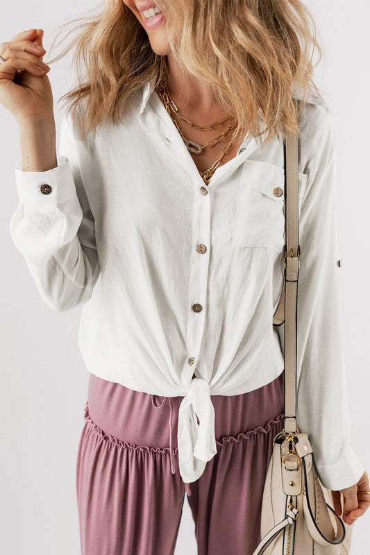 Knotted Casual Shirt