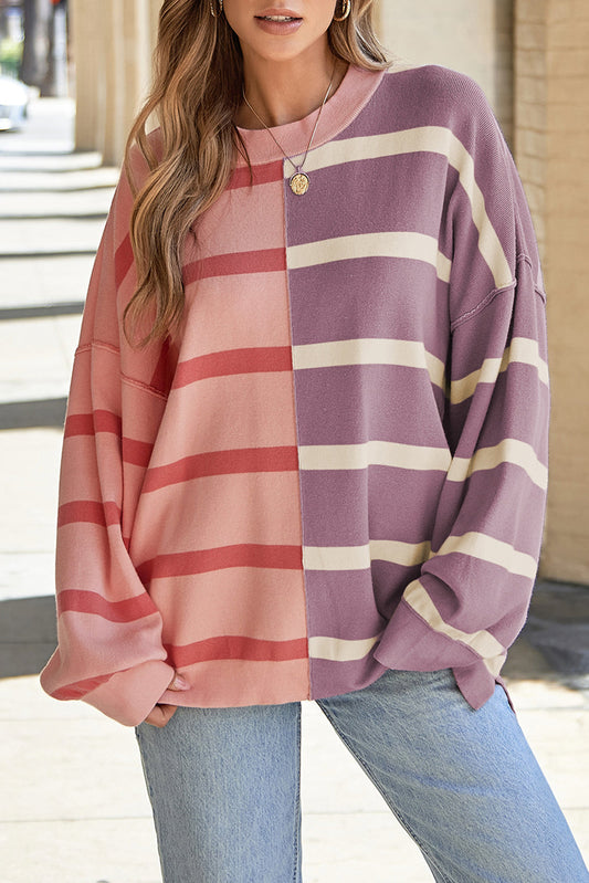 Stripe Oversized Sweater