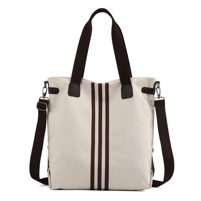 Kelly Canvas Tote - Threaded Pear