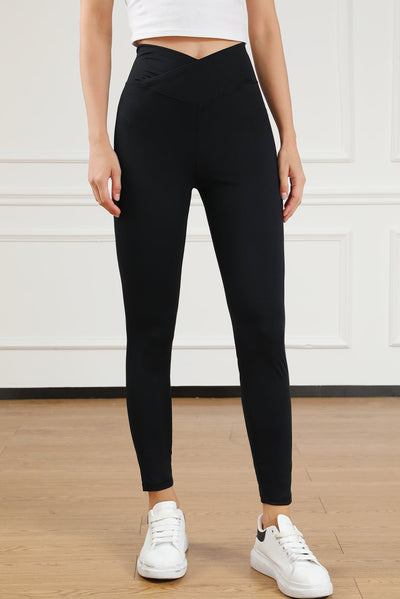 Zuri Arched Waist Seamless Active Leggings - Threaded Pear