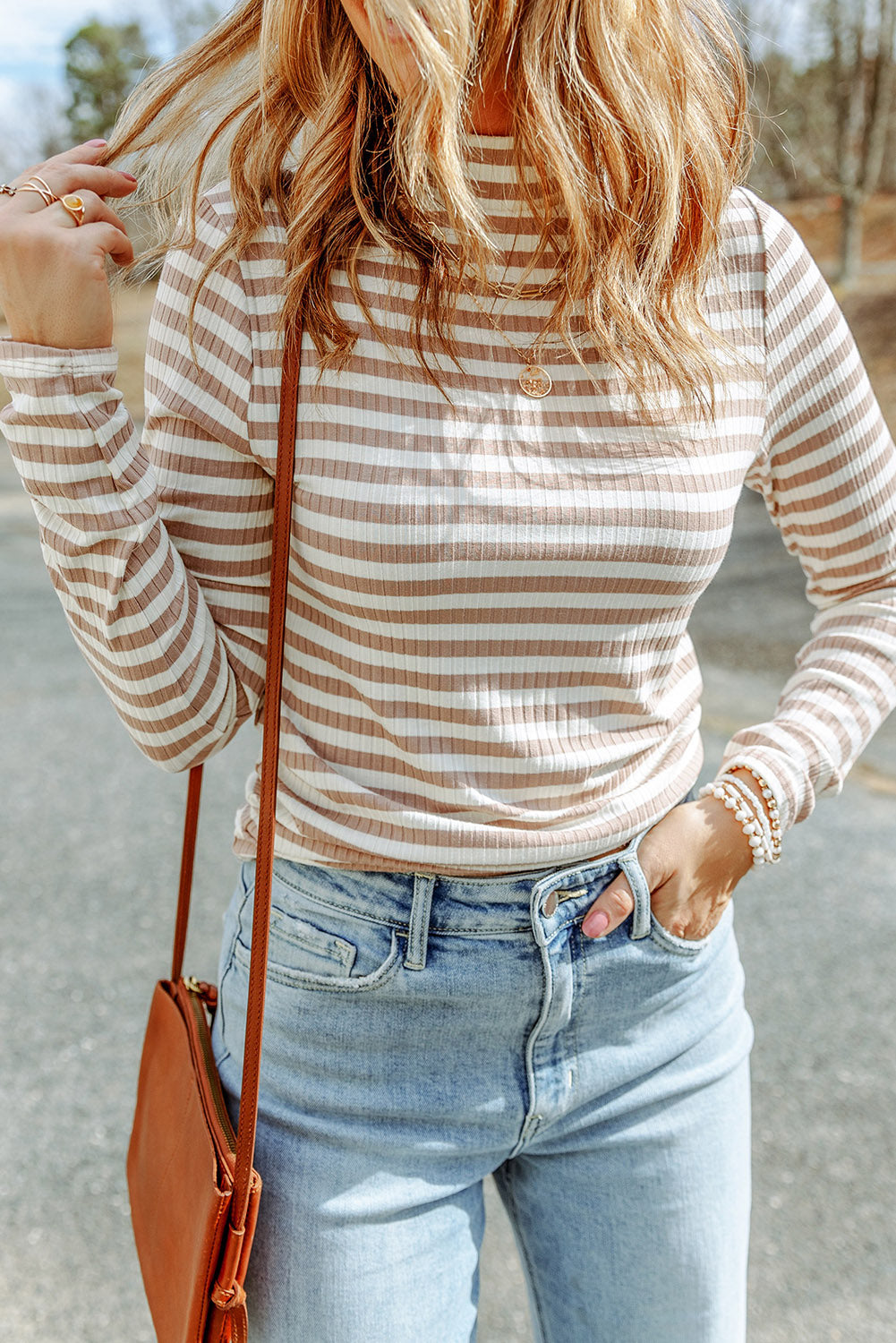 Striped Long Sleeve Top