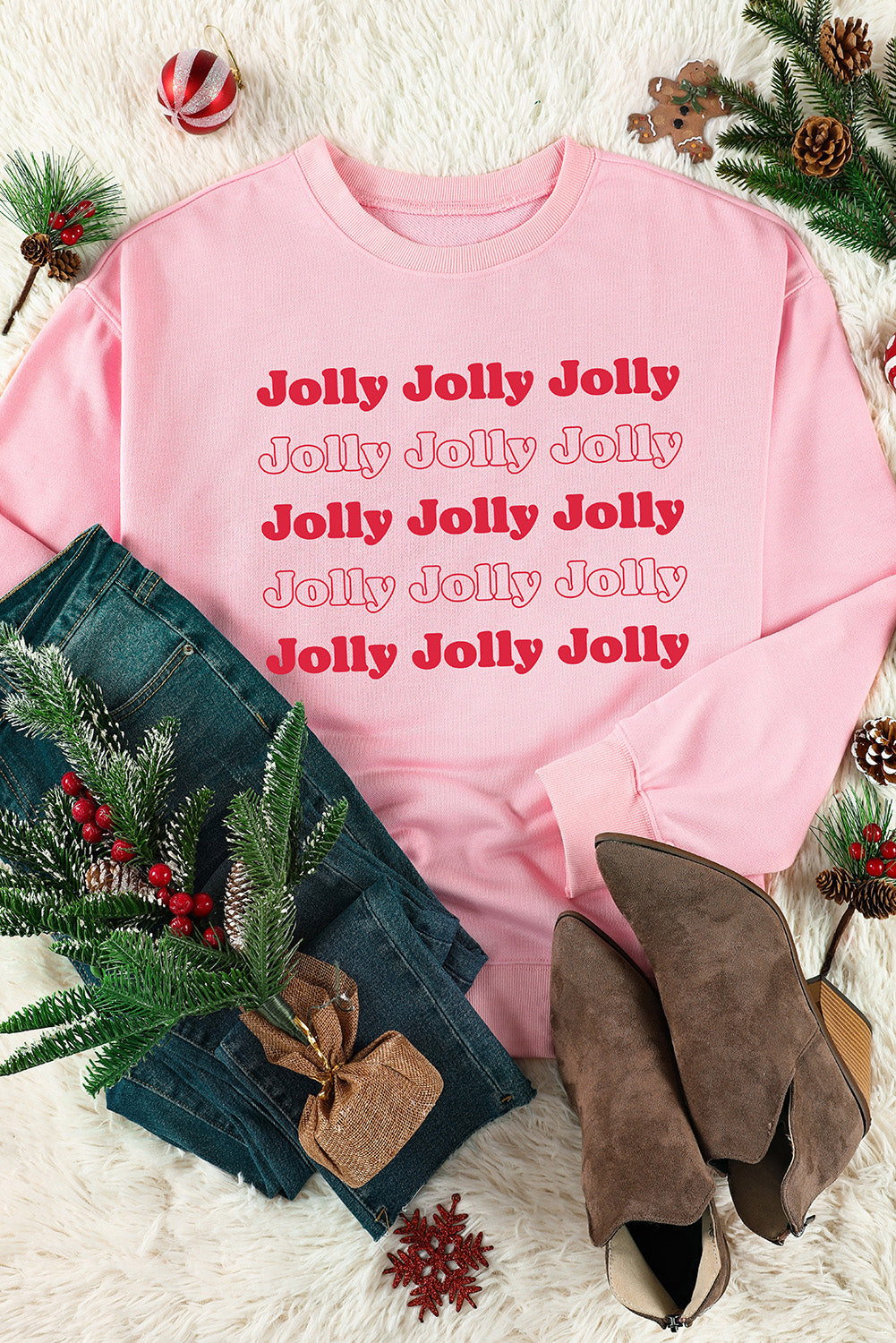 Jolly Pullover Sweatshirt - Threaded Pear