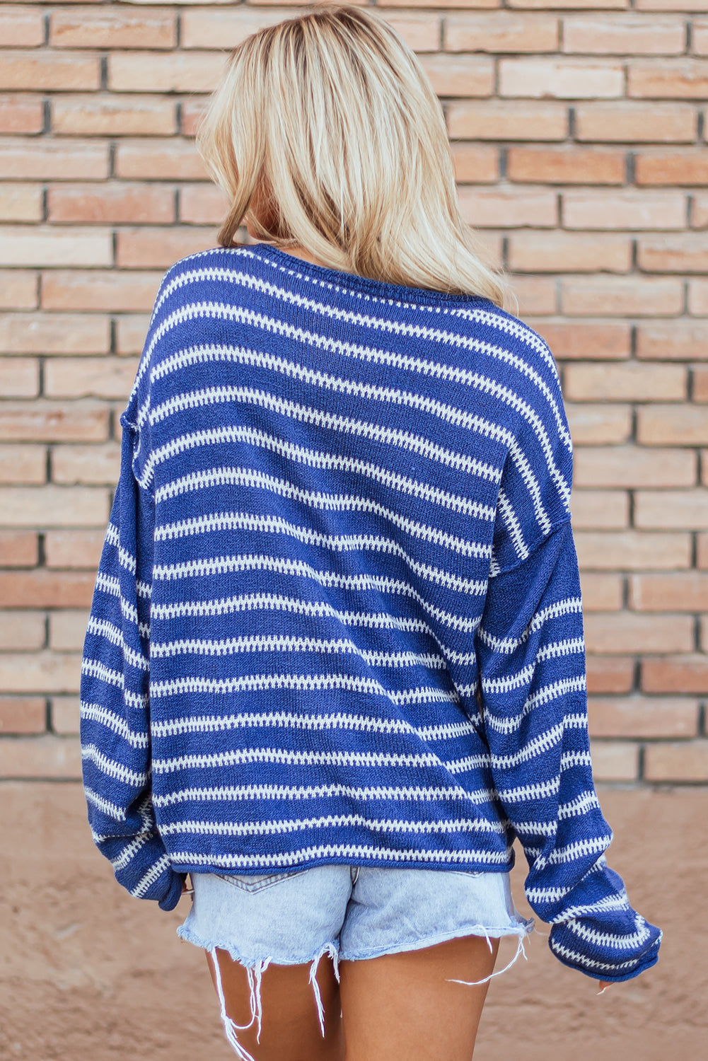 Stripe Casual Sweater