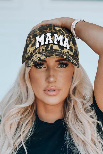 Leopard MAMA Baseball Cap - Threaded Pear