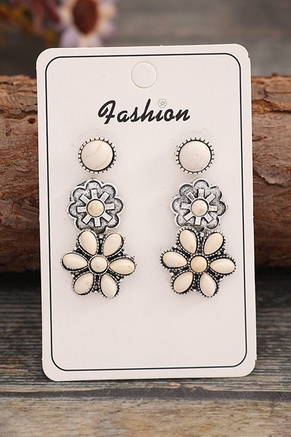 Piece Set Western Stud Earrings