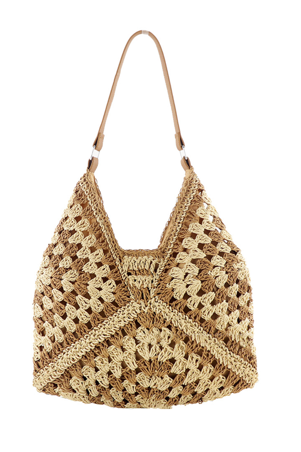 Mikayla Straw Woven Bag - Threaded Pear