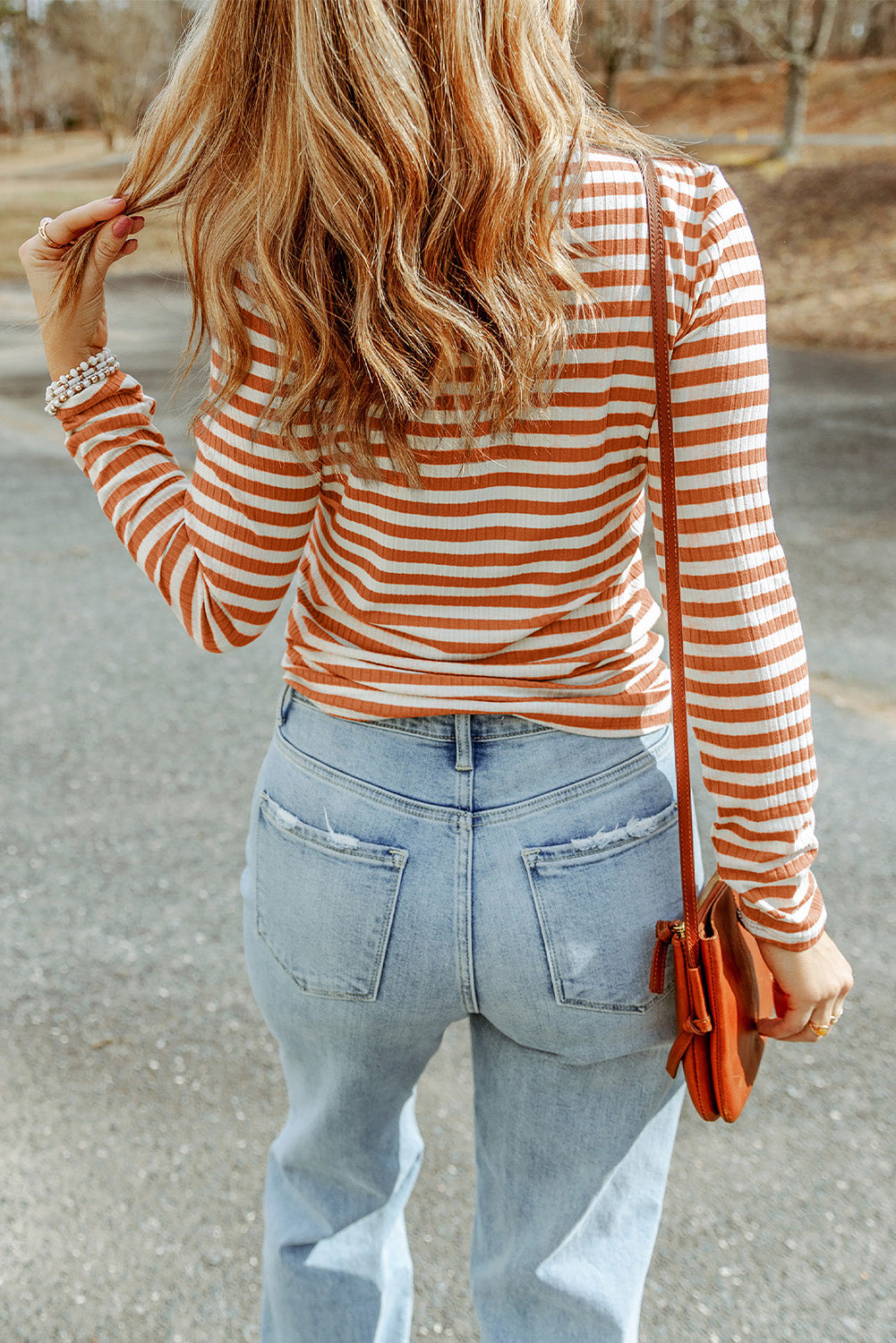 Striped Long Sleeve Top