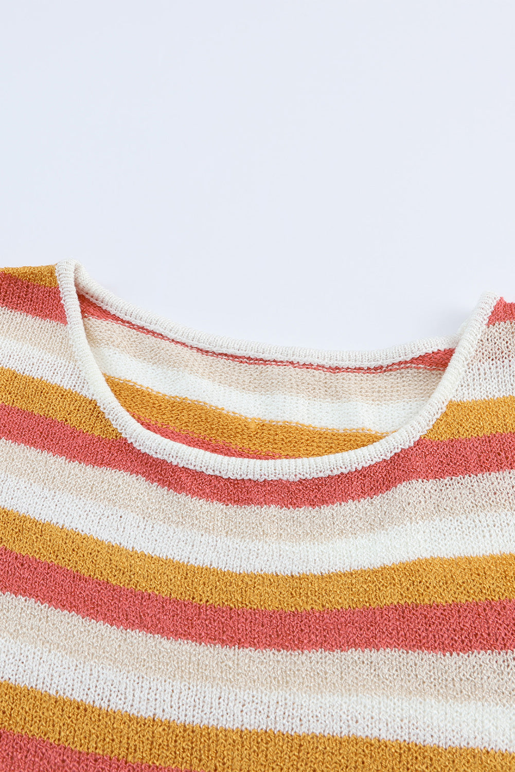 Stripe Long Sleeve Knitted Sweater