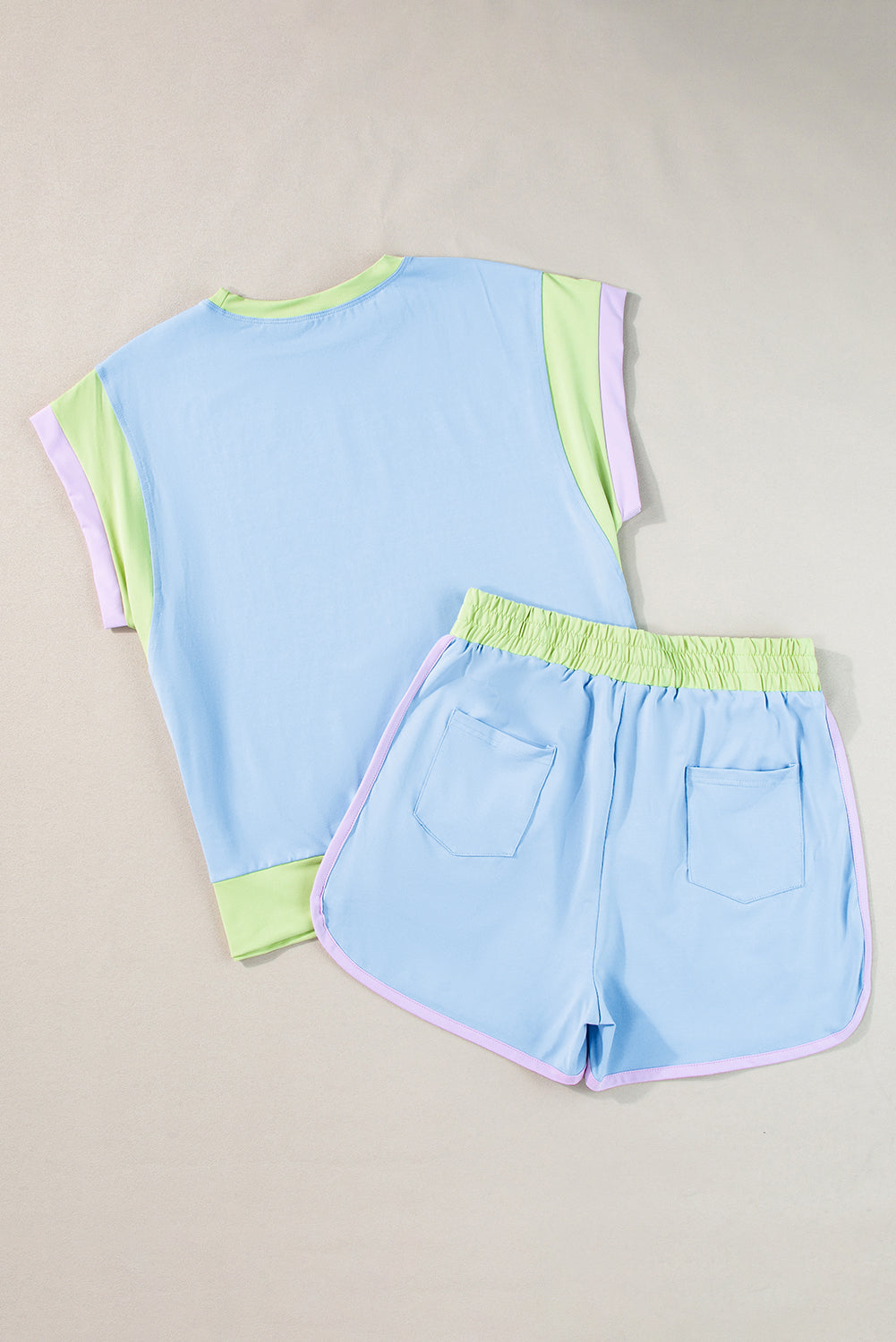 Monica Tee and Shorts Set - Threaded Pear