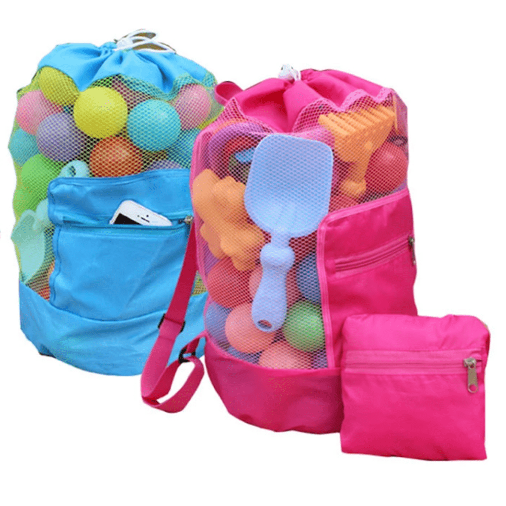 Foldable Kids Mesh Backpack - Threaded Pear