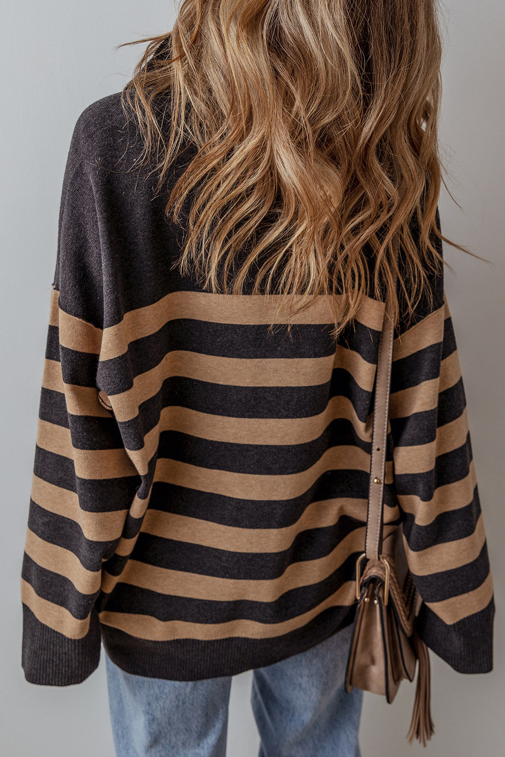 Stripe Oversized Sweater