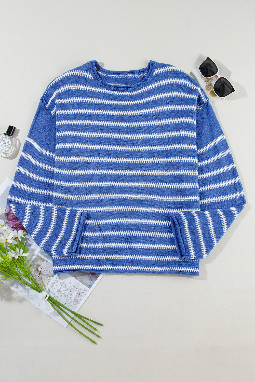 Stripe Casual Sweater