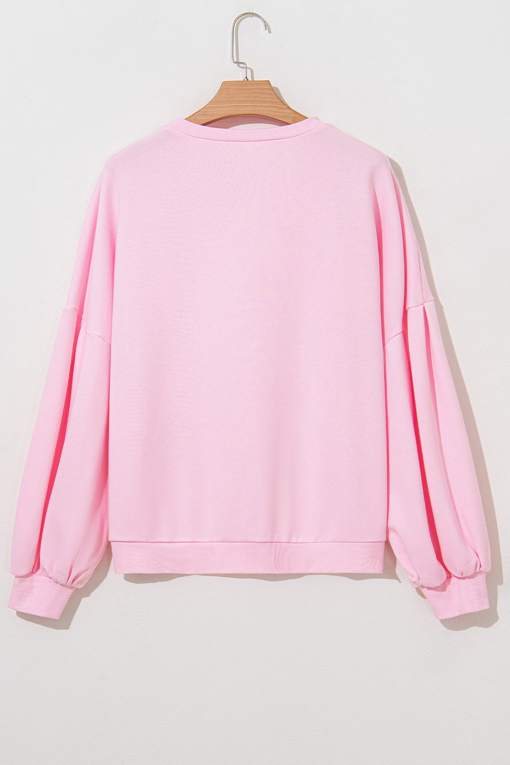 Laila Bow Lantern Sleeve Oversized Sweatshirt