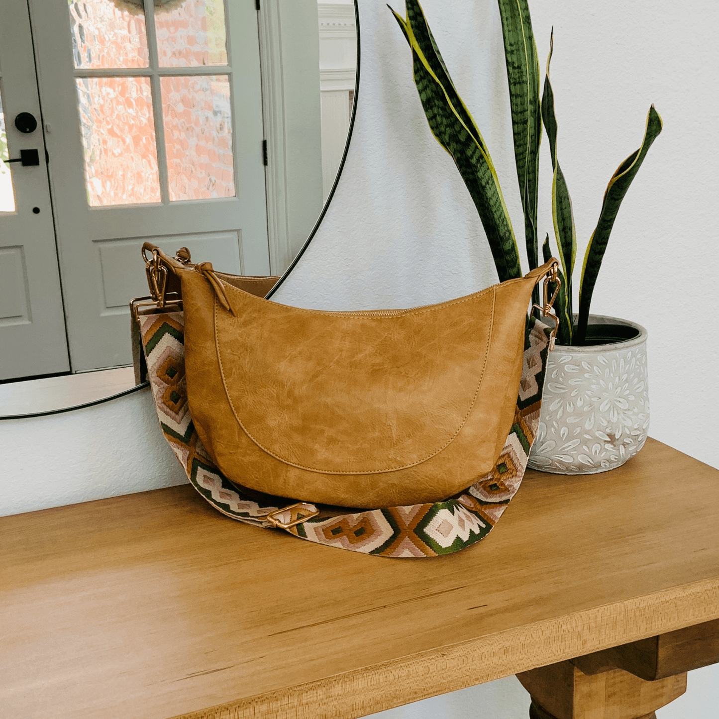 Alexia Handbag | Choose Your Strap - Threaded Pear