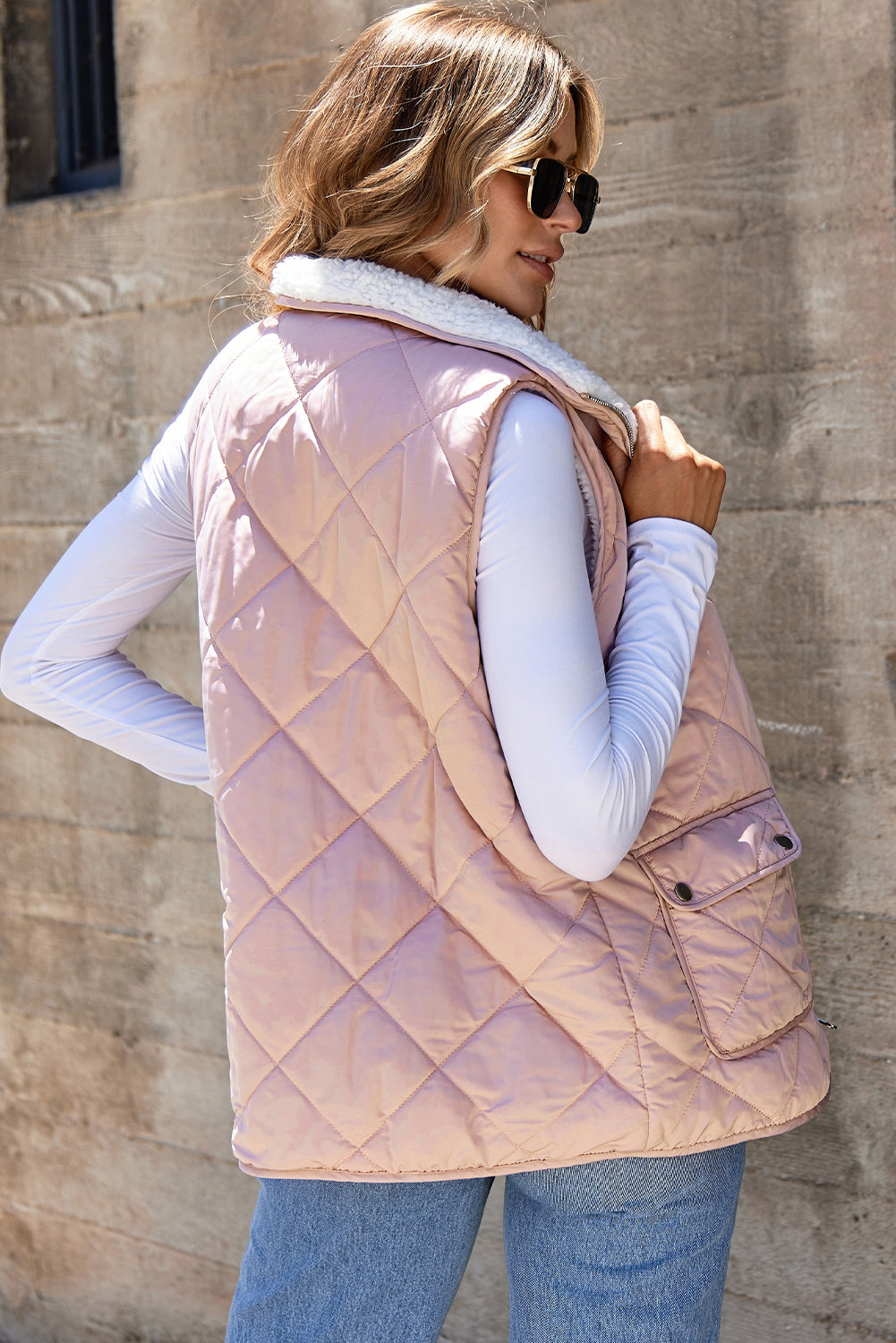 Fleece Lined Quilted Vest