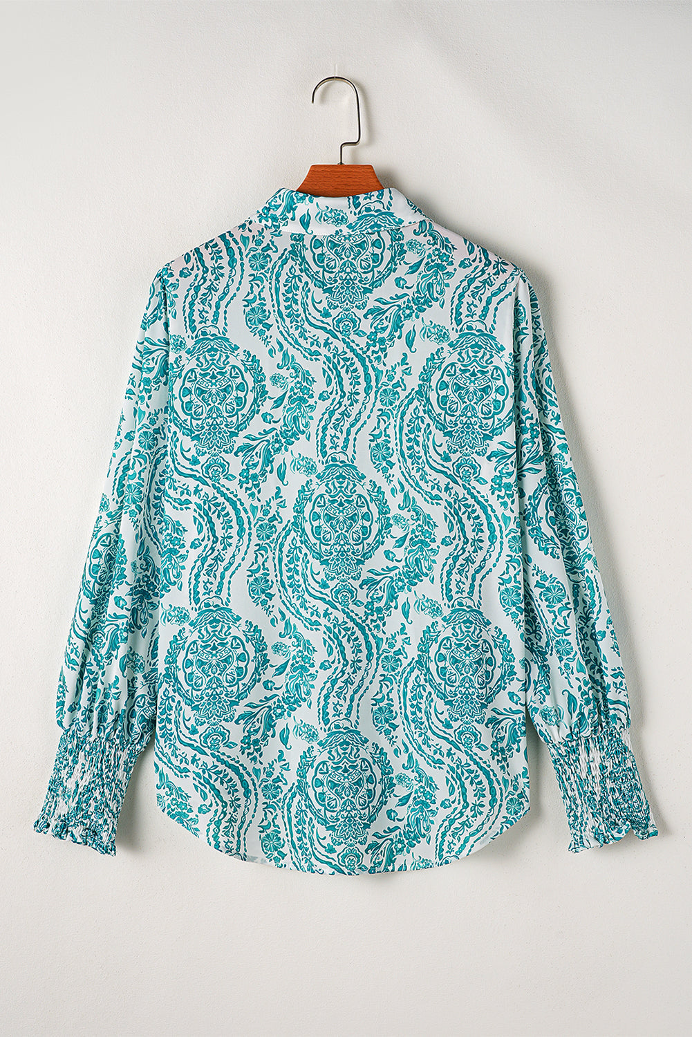 Mckenna Paisley Buttoned Loose Shirt