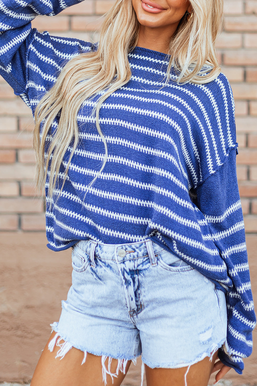 Stripe Casual Sweater