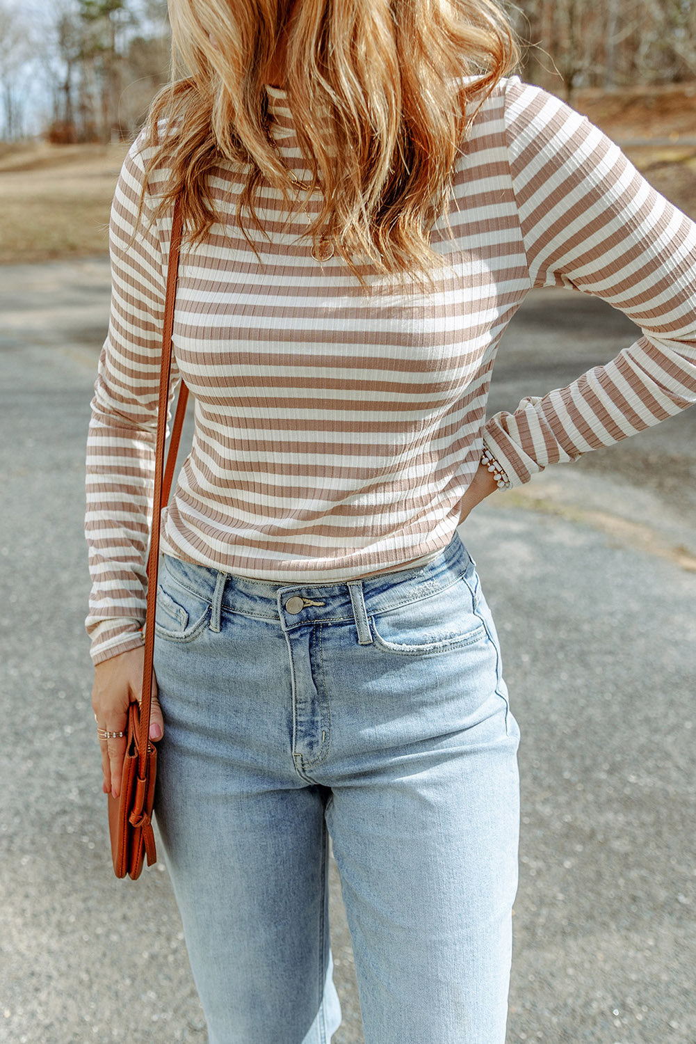 Striped Long Sleeve Top