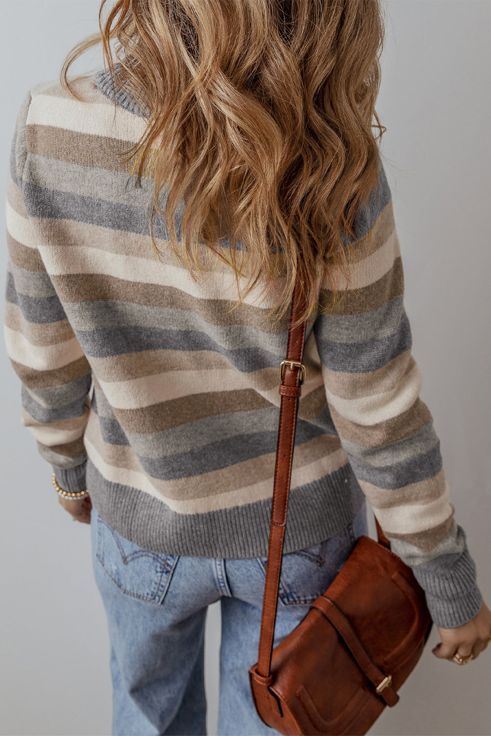 Stripe Ribbed Sweater