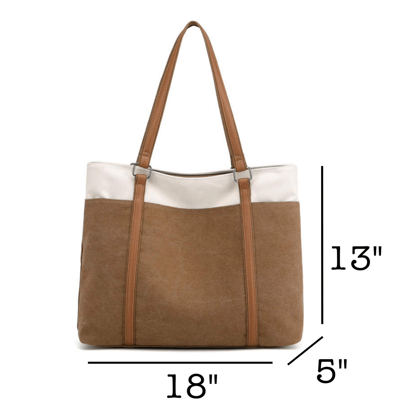 Lilly Canvas Tote - Threaded Pear