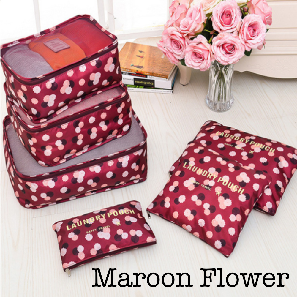 6 Piece Travel Organizer - Poppy Lee Lane