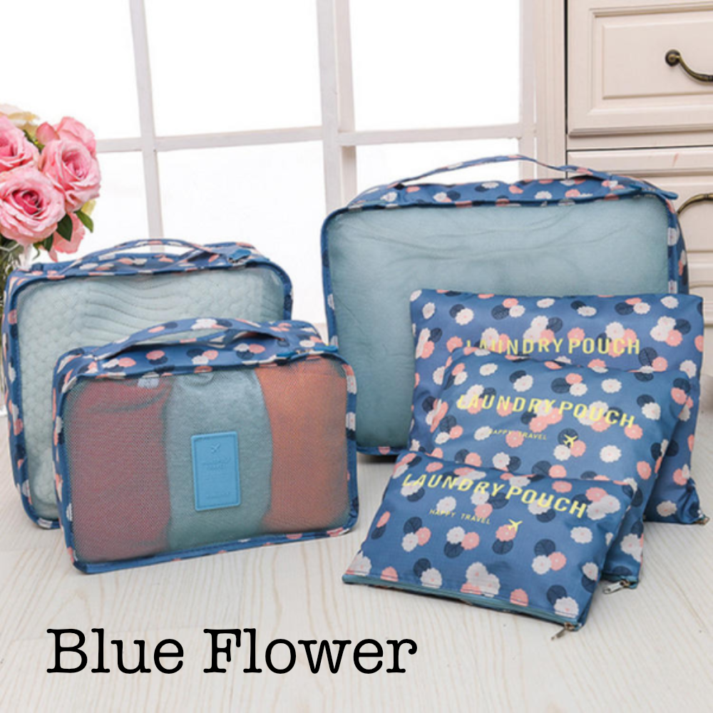 6 Piece Travel Organizer - Poppy Lee Lane