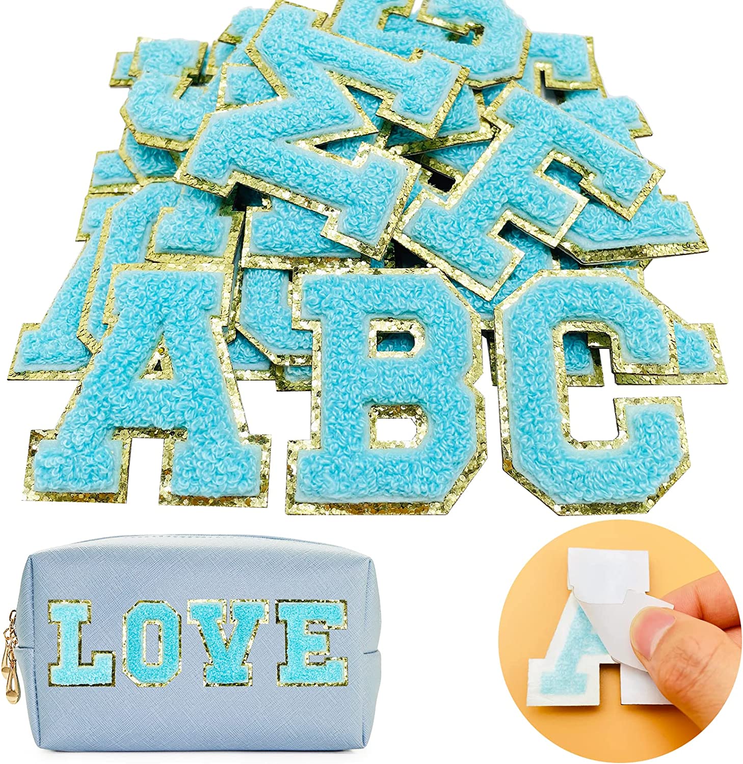 Self Adhesive Chenille Letters Patches - Poppy Lee Lane