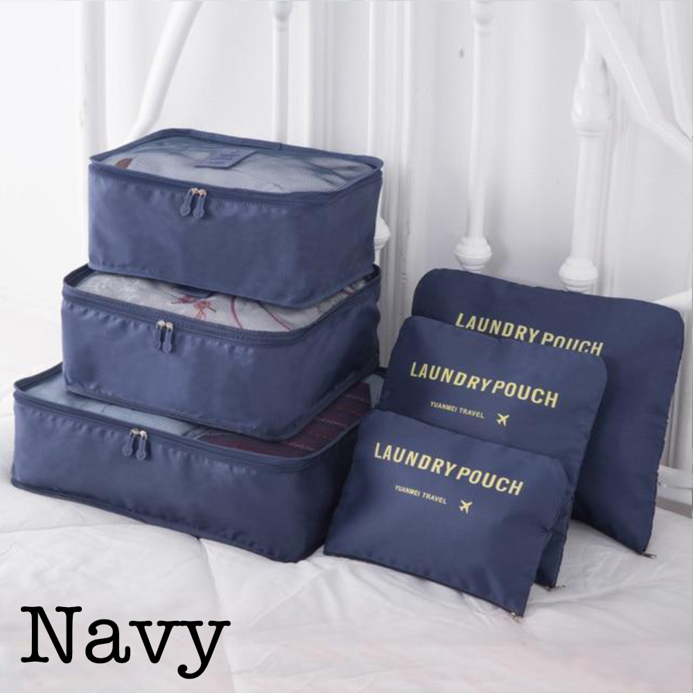 6 Piece Travel Organizer - Poppy Lee Lane