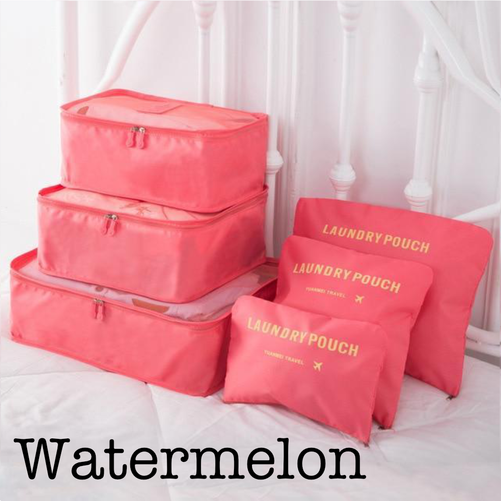 6 Piece Travel Organizer - Poppy Lee Lane